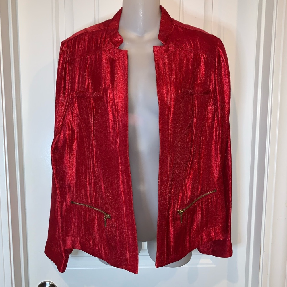 Chico’s Red Blazer NWOT